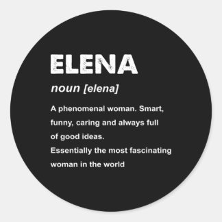 Adesivo Elena Name