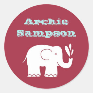 Adesivo Elephant Circus Sticker