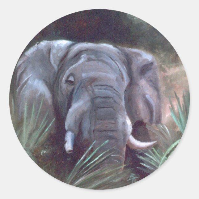 Adesivo Elephant Portrait Sticker (Frente)