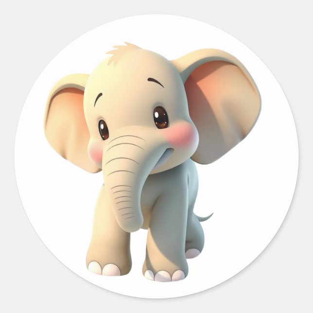 Adesivo Elephant Stickers (Frente)