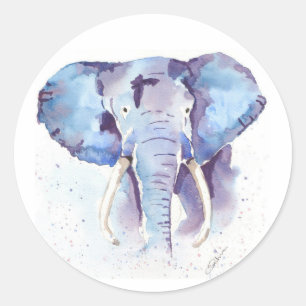 Adesivo Elephant Watercolor Sticker