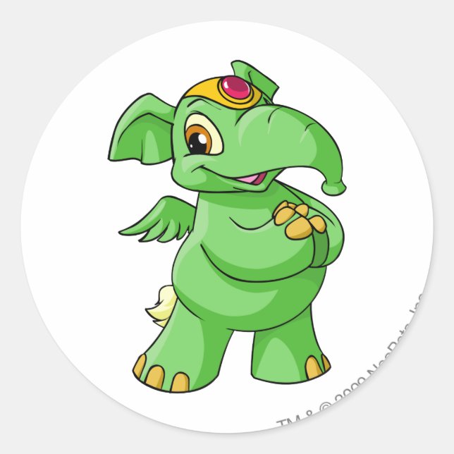 Adesivo Elephante Green (Frente)