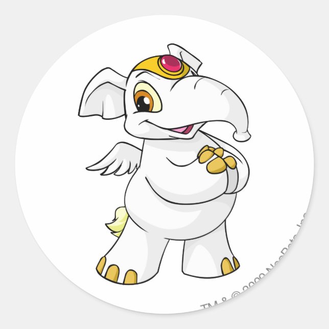 Adesivo Elephante White (Frente)