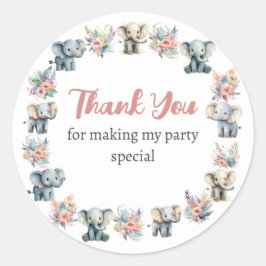 Adesivo Elephants & Boho Jungle Flowday Sticker