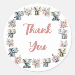 Adesivo Elephants & Boho Jungle Flowday Sticker