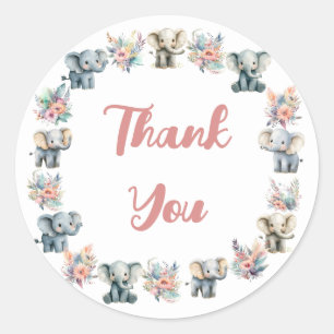 Adesivo Elephants & Boho Jungle Flowday Sticker