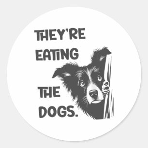 Adesivo Eles Estão Comendo Os Cachorros Da Eleição America