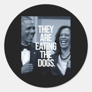 Adesivo Eles Estão Comendo Os Cães Apoiando O Presidente K