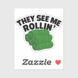 Adesivo Eles Me Veem Rollin Comida Árabe Mediterrânica
