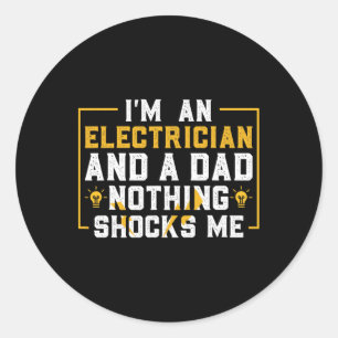 Adesivo Elétrica de Engenharia Elétrica Funny Eletrônica