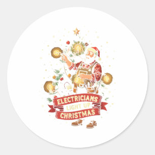 Adesivo Eletricista Ilumina o Natal Pai Pai Divertido