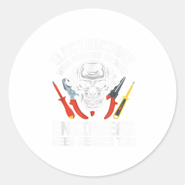 Adesivo Elétrico Foi Criado Porque Motor (Frente)