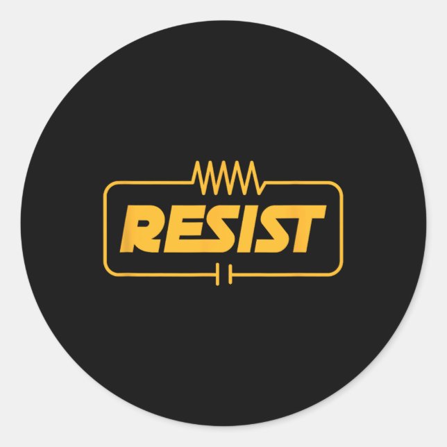 Adesivo Elétrico resistente ao Engenheiro elétrico eletrôn (Frente)