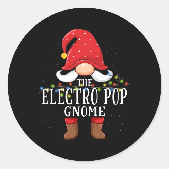Adesivo Eletro Pop Gnome Family Pajama (Frente)