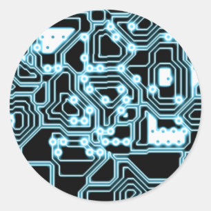 Adesivo Elétron - Azul / Preto