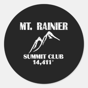 Adesivo Elevação do Clube Rainier Summit Elevação Monte Ra