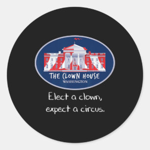 Adesivo Eleve Um Palhaço Anti-Trump Resist Circus Love Is