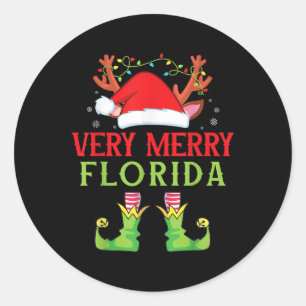 Adesivo Elf& de Natal Festivo; Papai Noel muito Feliz
