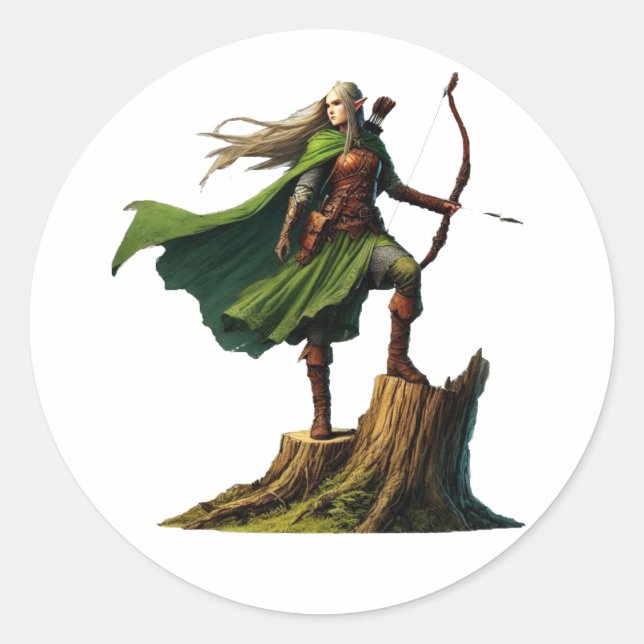 Adesivo Elf com Arco (Frente)