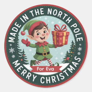Adesivo 🧵 Elf-Crafted Holiday Badge Sticker