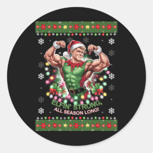 Adesivo Elf Gym Workout Elfin'Strong All Season