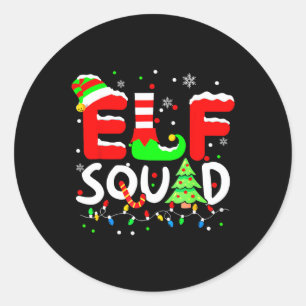 Adesivo Elf Squad Christmas Mating Family Toddler Boy Gi