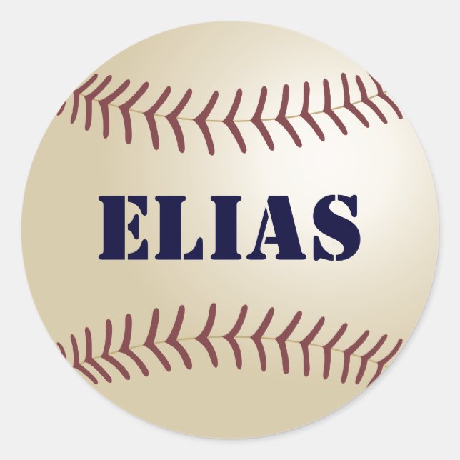 Adesivo Elias Baseball Sticker / Selo (Frente)