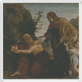 Adesivo Elijah Recebendo Pão da Viúva de Zarephath