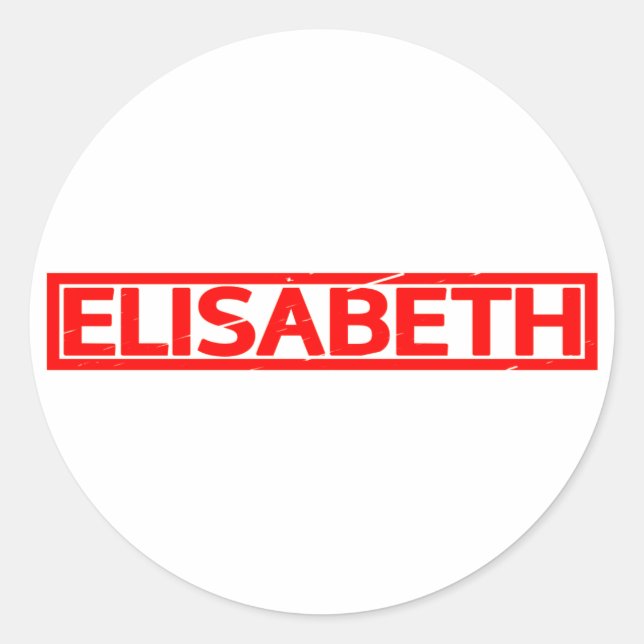 Adesivo Elisabeth Stamp (Frente)