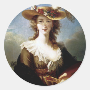 Adesivo Elisabeth Vigee-Lebrun - Autorretrato