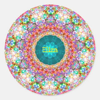 Adesivo ELIZA ~ Padrões Florais Mais Bons ~ Personalizados