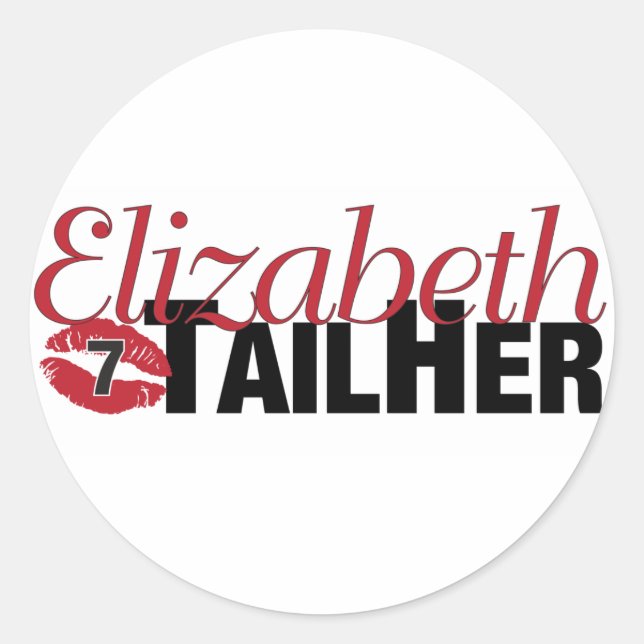 Adesivo Elizabeth TailHer - Sticker (Frente)