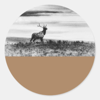 Adesivo Elk Rustic Sticker