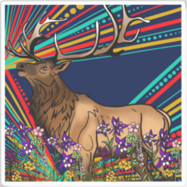 Adesivo Elk Vinyl Sticker