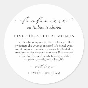 Adesivo Ellesmere Uma Tradição Italiana 5 Amêndoas Sugared