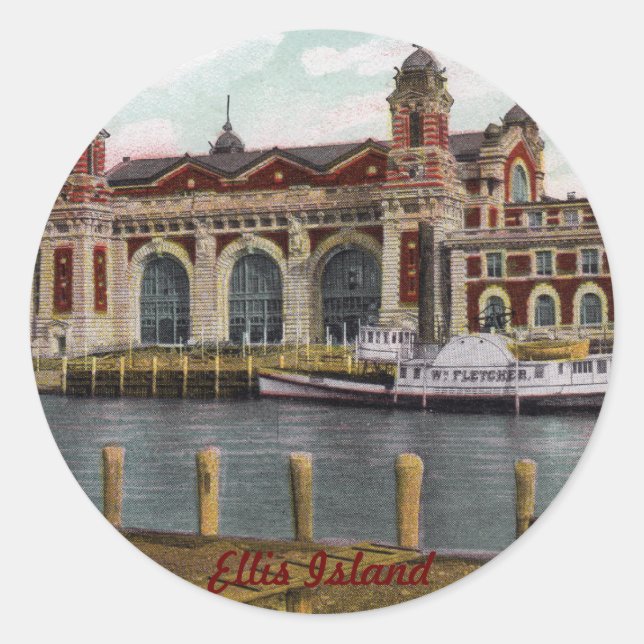 Adesivo Ellis Island Sticker (Frente)