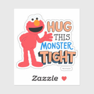 Adesivo Elmo Abraçar este Monstro Apertado