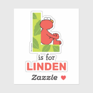 Adesivo Elmo Alphabet   L Folha