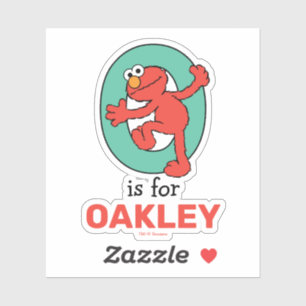 Adesivo Elmo Alphabet   O Teal