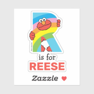 Adesivo Elmo Alphabet R Arco-íris