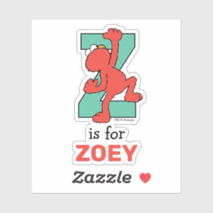 Adesivo Elmo Alphabet Z Teal