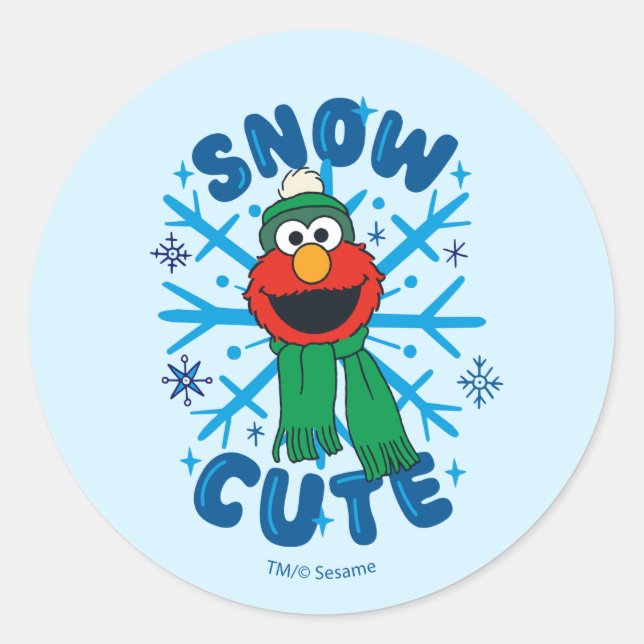Adesivo Elmo Neve Fofo (Frente)