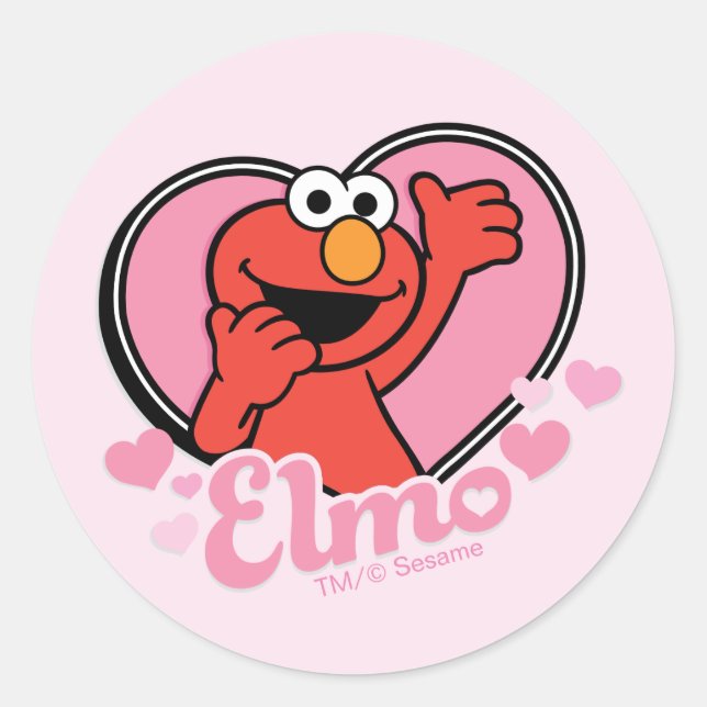 Adesivo Elmo no Namorados do coração (Frente)