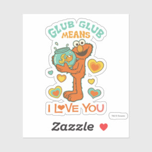 Adesivo Elmo Segurando seu Pet Goldfish