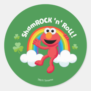 Adesivo Elmo   Shamrock 'n' Roll Rainbow