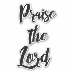 Adesivo Elogie o senhor