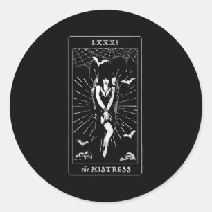 Adesivo Elvira Mistress Do Cartão Tarot Da Senhora Escura