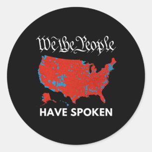 Adesivo Em 4 De Julho, Nós, Pessoas, Falámos Usa, Votámos