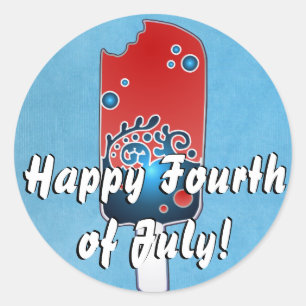 Adesivo Em 4 de julho, Popsicle Stickers