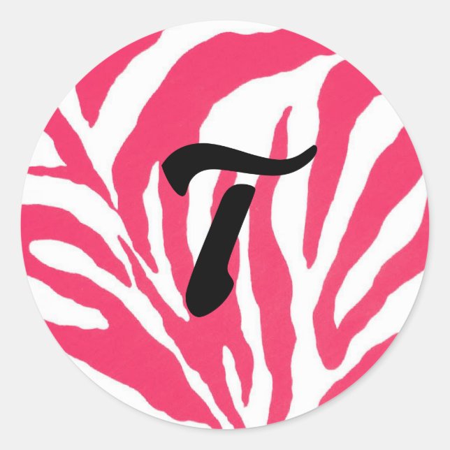 Adesivo em alfabeto impresso em animais (Frente)